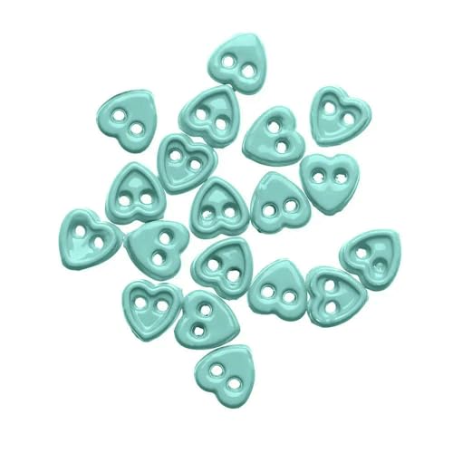 MIONGKI 20 Stück 4 mm handgefertigte Puppenkleidungsschnallen DIY Puppenkleidung Mini-Cartoon-Knöpfe 9 Farben Metallschnallen für 1/6 Puppenkleidung von MIONGKI