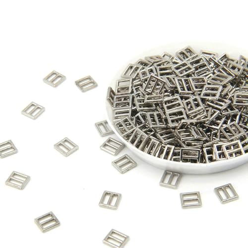 MIONGKI 50 Stück 3–6 mm Mini-Knöpfe für Puppenkleidung, handgefertigt, Ledergürtelschnalle für 1/12 1/6 Puppen, DIY Nähen von MIONGKI