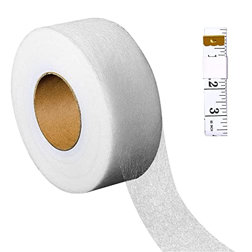 MIPIACE Saumband zum Aufbügeln Waschfest 640×4cm Bügelband zum kürzen Bügelkleber für Textilien Hemming Tape für Kleidung Vorhänge Jeans Saum Hosen Kleider, ohne Nähen (64m Länge, 40mm Breite) von MIPIACE