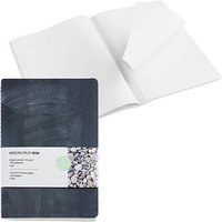 MIQUELRIUS Notizbuch Stone Paper 14,2 x 20,5 blanko, schwarz Hardcover 50 Seiten von MIQUELRIUS