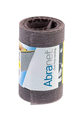 Mirka Abranet Netz-Schleifrolle 115 mm x 2,5 m Klett/Korn P180 / 1 Rolle/zum Schleifen von Holz, Spachtel, Lack, Kunststoff / AE555F0118 von MIRKA