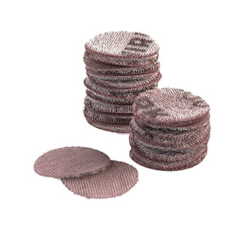 Mirka Abranet Netz-Schleifscheiben Ø 34 mm Klett/Korn P800 / 50 Stk/Schleifblüten zum Schleifen von Holz, Spachtel, Lack, Kunststoff / 5420905081 von MIRKA