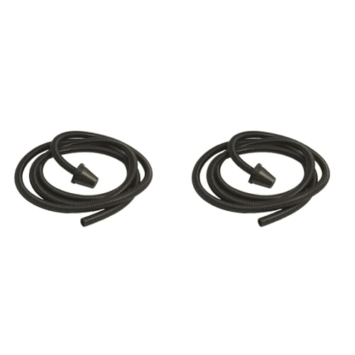 Mirka Absaugschlauch 4m x Ø 20mm für Handblöcke und Schleifklötzer mit Absaugung/mit konischem Adapter zum Anschluss an alle Industriesauger/Staubfreies Schleifen / 8391112011 (Packung mit 2) von MIRKA