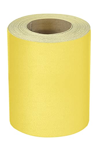 Mirka Yellow Schleifpapier Schleifrolle / 93mm x 5m / 1 Rolle / P150 /Schleifen von Hartholz, Weichholz, Farbe, Spachtel, Kunststoff von MIRKA