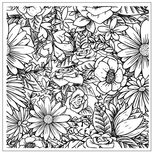 MISHITI Blumen Hintergrund DIY Silikon Transparent Stempel Haftsiegel Scrapbook Prägealbum von MISHITI