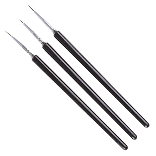 3 Teile/paket Striping Art Pinsel Set Für Nagel/Felsen Malerei Kunst Malerei 3D Modell Malerei Für Art Liebhaber von MISUVRSE