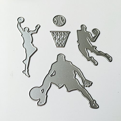 Basketball Team Stanzformen Schablone DIY Scrapbooking Album Papier Karte Prägung Scrapbooking DIY Album Stempel von MISUVRSE