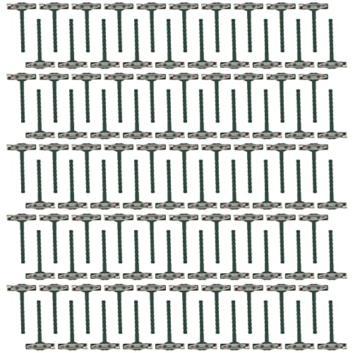 MISUVRSE 100 Stück T-förmige Anstecknadeln aus Kunststoff, Sicherheitsnadeln, Knopfloch-Boutonniere, Anstecknadeln, Hochzeitsbrosche, Anstecknadel, Sicherheitsclips für Kleidung von MISUVRSE