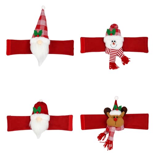 MISUVRSE Weihnachten Vorhang Schnallen Raffhalter Kinder Plüsch Spielzeug Santa Elche Puppen Weihnachten Ornament Geschenk Weihnachten Dekorationen von MISUVRSE