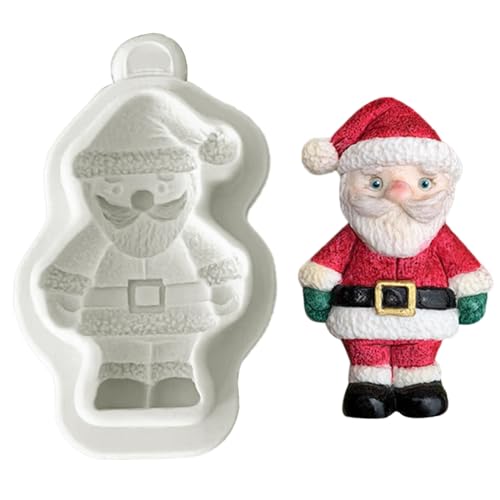 Santa Elch Bär Junge Silikon Form Fondant Kuchen Form Weihnachten Backen Werkzeug Für Die Herstellung Schokolade Kerze Handgemachte Seife von MISUVRSE