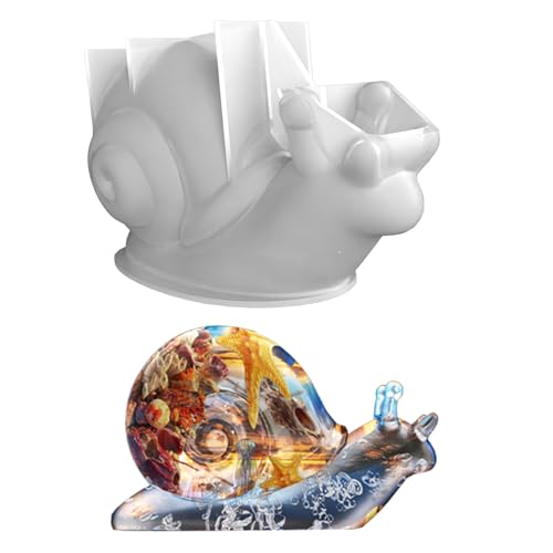 MISUVRSE Tierform Große Schnecke Harz Gießen Silikonform Für DIY Seife Gips Ornament Kuchen Fondant Dekoration Schnecke Silikonformen Für Epoxidharz Große Schnecke Silikonform von MISUVRSE