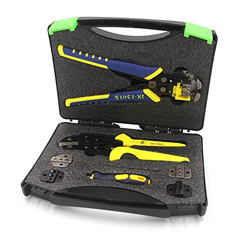 Draht Crimpers Engineering Ratcheting Terminal Crimp Zange Wire Stripper Bootlace Ferrule Crimper Werkzeugkabel Ende Terminal Kit Crimpwerkzeuge von MJFVN