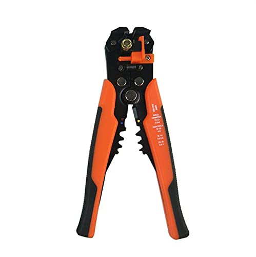 Zangen Wire Stripper Crimper Kabelschneider Automatisches Multifunktionsanschluss 0.2-6mm Abisolierwerkzeuge Crimpwerkzeuge(Orange) von MJFVN