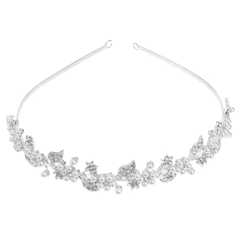 Stirnband 1 Stück Aufkleber Hochzeit Haarband Goody Haarspangen for Frauen Perlen Kristall Stirnband Strass Braut Kopfschmuck Strass Haarbänder for Frauen Festzug Kronen Strass Braut Kopfbedeckung von MKEMQXBEP