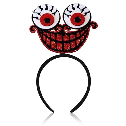 Stirnband 1 Stück Halloween-Kostüm-Stirnband, glitzernde Spinnennetze, Katzen-Haarband, Halloween-Kopfband, Kopfschmuck for Halloween-Partygeschenke, Kopfbedeckung, Haar-Accessoire-Versorgung for Frau von MKEMQXBEP