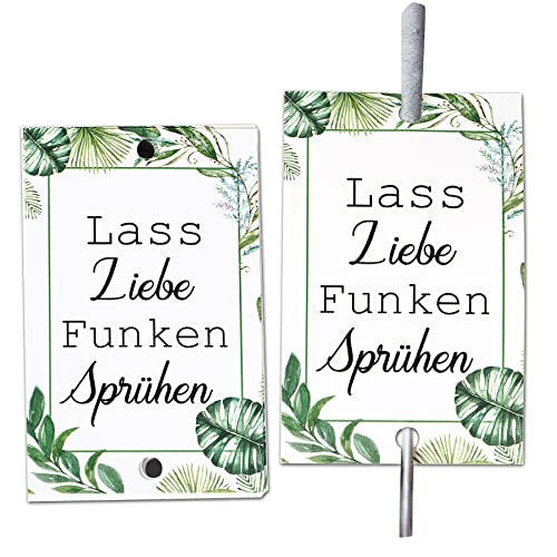 Etiketten für Wunderkerzen I Lass Liebe Funken sprühen I Gastgeschenk I für den besonderen Tag I Hochzeit I Gastgeschenk Hochzeit Geburtstag Taufe Kommunion Hochzeitsdeko Jugendweihe Feier (100) von MKISHINE