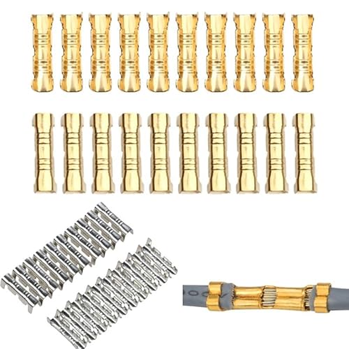 MKXOALNR 100/200pcs Wire Connector Terminals Tips Crimping Electrical Block Spade Connector Crimp Terminals U-Shaped Terminal 0.5-1.5mm2 CHELBOOYIN(Sliver,200pcs) von MKXOALNR