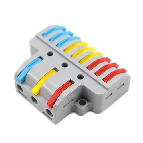 MKXOALNR 5/10pcs Wire Connector YJ-933 Wiring Fast Cable Connector Push-in Conductor LED Lamp Terminal Block CHELBOOYIN(Taglia unica) von MKXOALNR