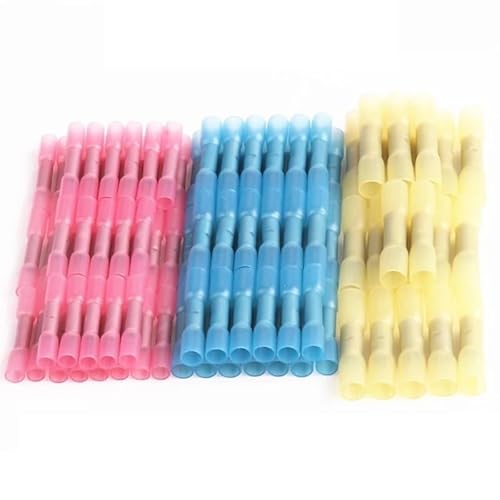 MKXOALNR 60pcs Heat Shrink Butt Terminals Insulated Waterproof Electrical Wire Connectors Cable Crimping Terminals 0.5-4.0mm2 10-22 AWG CHELBOOYIN von MKXOALNR