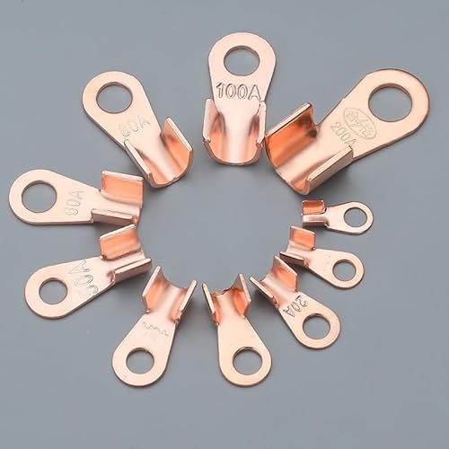 MKXOALNR Copper Terminal OT Series Connector Wire Connector Copper Nose Ring Solar 10 20 30 40 50 80 100 150 250 300A CHELBOOYIN(300A-1PCS) von MKXOALNR