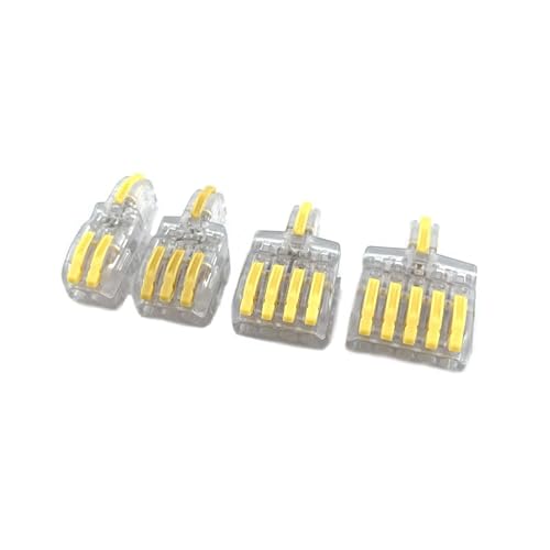 MKXOALNR F12 Wire Connector Electrical Fast Wire Splitter Wiring Cable Terminal Block Conductor LED Strip Quick Conectors CHELBOOYIN(Style,10PCS_F13(3P)) von MKXOALNR