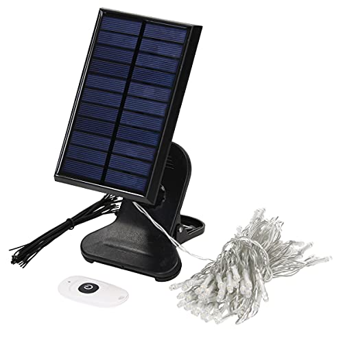 ML-Design 1er Pack Solar LED Lichterkette Außen 7m mit Fernbedienung, Warmweiß, Lichterkette Außen Solar, LED Lichterkette Solar, Beleuchtung Deko, Solarlichterkette für Garten, Hochzeit, Balkon, Haus von ML DESIGN modern living