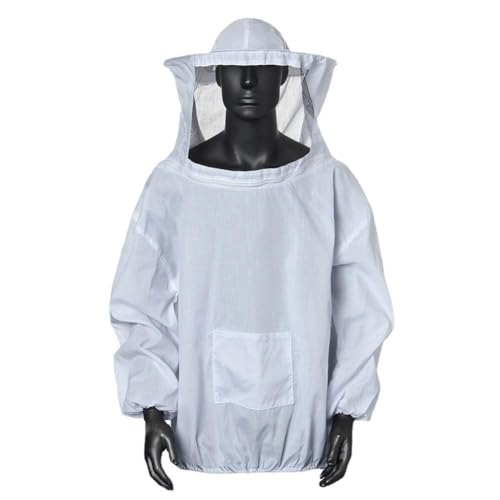 MLEHN Imkeranzug mit Hut, Bienen-Anzug, Bienenbeißausrüstung, Hut, Kleidung, Netzstoff, G6e5 von MLEHN