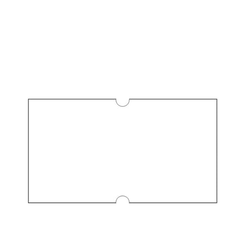 10 Rollen Weißes Preisschild Preisschild Pistolenbeschriftung 22 Mm X 12 Mm Weißes Preisschild Etikettenset Für Einzelhandelsgeschäfte von MLWSKERTY