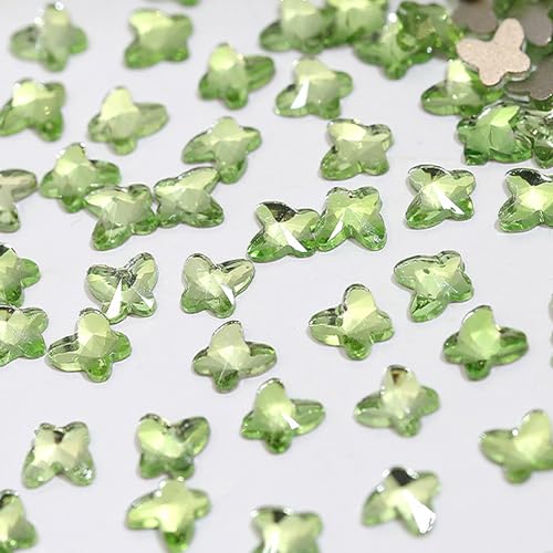 3D-Kristall-Strasssteine, flache Rückseite, klare Edelsteine für Nägel, Kunst-Dekor-Diamanten von MLWSKERTY