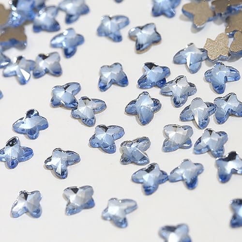 3D-Kristall-Strasssteine, flache Rückseite, klare Edelsteine für Nägel, Kunst-Dekor-Diamanten von MLWSKERTY