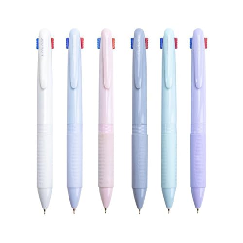 6x/Set 4 In 1 Mehrfarbiger Kugelschreiber Druckkugelschreiber 0 5 Mm Shuttle Stift Schreibstift Büro Schulbedarf von MLWSKERTY