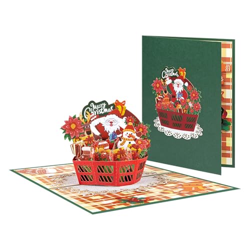 MLWSKERTY Kreative Geschenke Postkarte Weihnachtsmotivkarte Mit Umschlag Und Notizkarte Handgefertigte Festival Grußkarte Für Freund MLWSKERTY Kreative Geschenke Postkarte Weihnachtsmotivkarte Mit Umschlag Und Notizkarte Handgefertigte Festival Grußkarte Für Freund von MLWSKERTY