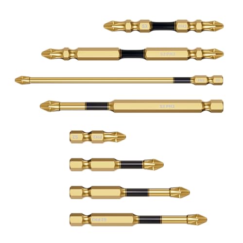 PH2-BIT Auswirkungen Magnetbits Stahl Gekreuztem Kopfbohrer 30 Mm Bis 100 Mm Lang von MLWSKERTY