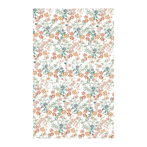 Tonblumen Transfer Aufkleber Clay Accessoire Transferpapier Elegante Blumenblätter Zum Handwerk von MLWSKERTY