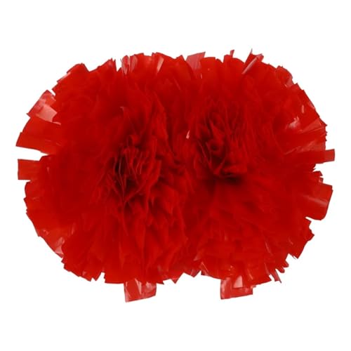 MMYUAK Cheerleader Pompons 2 STÜCKE Cheerleader Pompom Mädchen Griff Stil Jubeln Ball Blume Sport Spiel Vocal Dance Party Konzert Dekorateur Requisiten(Color15) von MMYUAK