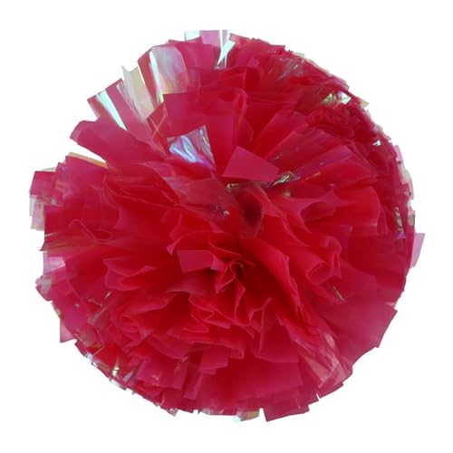 MMYUAK Cheerleader Pompons 2 STÜCKE Cheerleader Pompom Mädchen Griff Stil Jubeln Ball Blume Sport Spiel Vocal Dance Party Konzert Dekorateur Requisiten(Color5) von MMYUAK