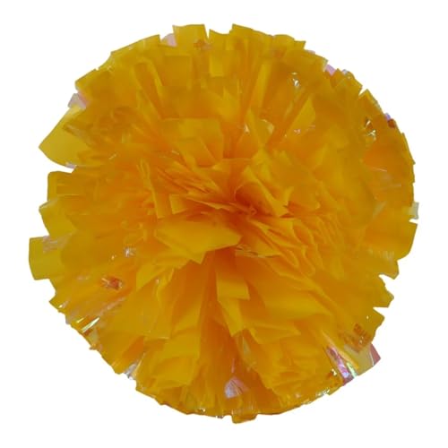 MMYUAK Cheerleader Pompons 2 STÜCKE Cheerleader Pompom Mädchen Griff Stil Jubeln Ball Blume Sport Spiel Vocal Dance Party Konzert Dekorateur Requisiten(Color6) von MMYUAK