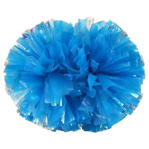 MMYUAK Cheerleader Pompons 2 STÜCKE Cheerleader Pompom Mädchen Griff Stil Jubeln Ball Blume Sport Spiel Vocal Dance Party Konzert Dekorateur Requisiten(Color7) von MMYUAK