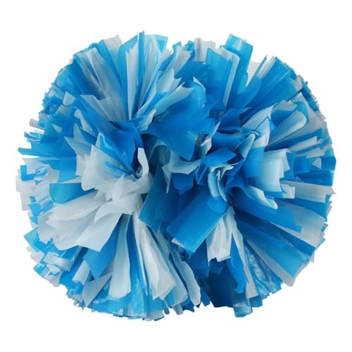 MMYUAK Cheerleader Pompons 2 STÜCKE Cheerleader Pompom Mädchen Griff Stil Jubeln Ball Blume Sport Spiel Vocal Dance Party Konzert Dekorateur Requisiten(Color9) von MMYUAK