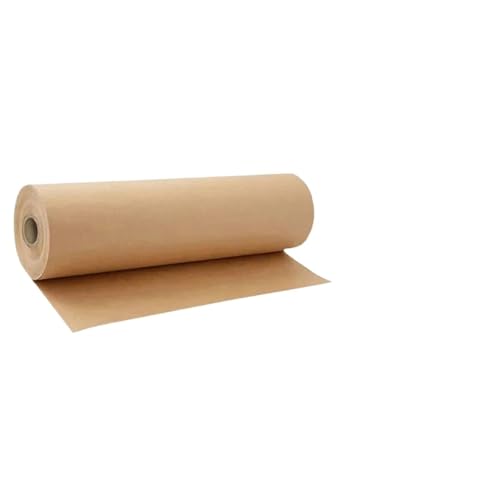 MMYUAK Packpapier 30CM braunes Kraftpapier for Verpacken von Geschenken for Kunsthandwerk, Bodenbelag, Wand(Brown,30cmx5m) von MMYUAK