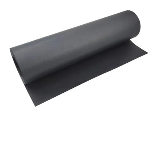 MMYUAK Packpapier Braune Kraftpapierrolle, ideal for Verpacken von Geschenken, Papierverpackungen, Wandkunst, Basteln, Pinnwänden(Black 38cmx5m) von MMYUAK