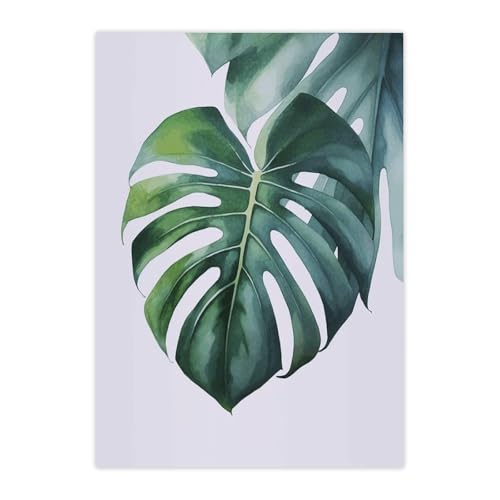 Aufkleber, Aquarell-Monstera-Blatt, bedruckte Aufkleber, Wasserflaschen-Aufkleber, Handyhüllen-Aufkleber, Skateboard-Aufkleber von MNBVKL