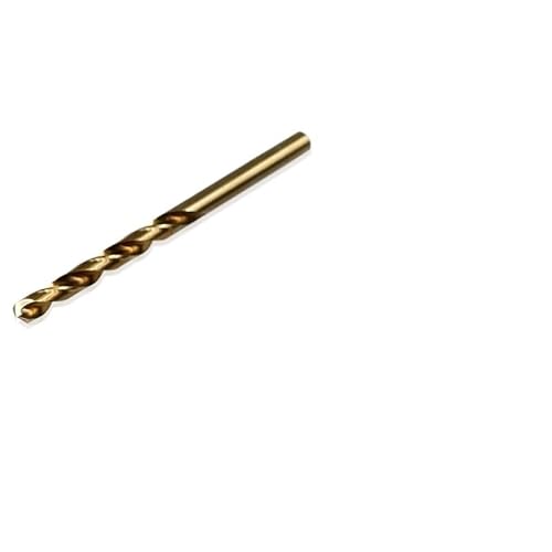 MNUPL 1/2 Stück 1,0–13 mm HSS M35 kobaltbeschichteter Spiralbohrer Holz/Metall-Lochschneider, runder Schaft, Pistolenbohrer(2.0mm,1pc) von MNUPL