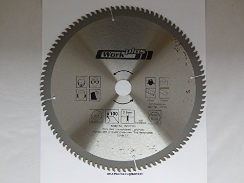 1 HM Kreissägeblatt für Alu Ø 300 x 30 mm 100 HM-Zähne, für Aluminium-Legierung und Kunststoffprofile Sägeblatt Kreissägeblätter 73730 von MO-Werkzeughandel