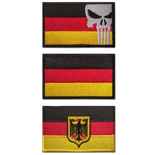 3 Stücke Patches Klett, Deutschland Patch, Klett Patch, Patch, Patches, Patch Klett, Deutschland Patch Klett, Bundeswehr Patch, Patches Klett Militär, Klett Patches, Militär Patch, Rucksack Patch von MOAZIFI