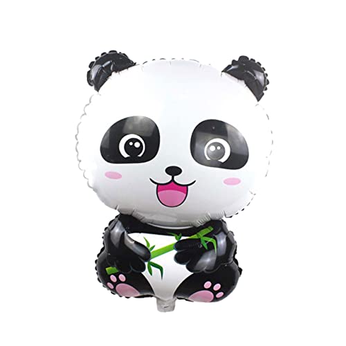 MOBUTOFU 10 Stück Panda Folienballons Schwarz Kreative Tierdeko Für Geburtstagsfeiern Und Festivals Ideal Für Kindergeburtstage Partys Und Besondere Anlässe Inklusive von MOBUTOFU