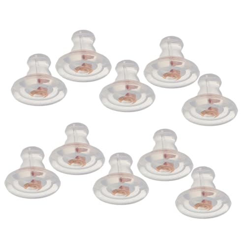 MOBUTOFU 10 Stück Transparente Silikon Ohrring Verschlüsse Für Ohrstecker Schmetterling Ohrring Verschlüsse Stopper Ohrring Pads Kissen Transparente Ohrring Sicherheits Verschlüsse von MOBUTOFU