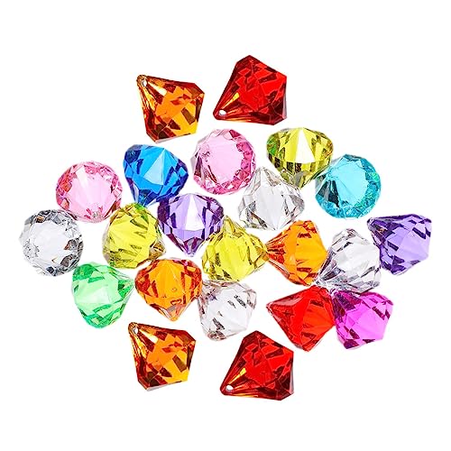 MOBUTOFU 100 Stück Acryl Diamant Edelsteine Für Hochzeiten Und Partys Bunte Dekosteine Für Tisch Und Vasen Dekoration Ideal Mitgebsel Oder Für Schatzsuchen von MOBUTOFU