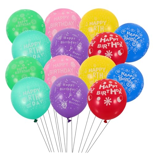 MOBUTOFU 100 Stück Herz Luftballons Geburtstag Dekoration Verdickte Latexballons Für Party Hochzeit Shower Große Luftballons Bunten Farben von MOBUTOFU