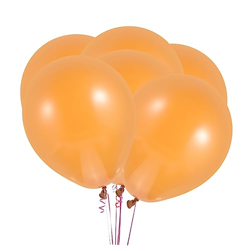 MOBUTOFU 100St Sepia-Ballon ' party balloons hochzeitslaken luftballons set Ballondekorationswerkzeuge hochzeitsdeko Luftballons für Geburtstagsfeiern Latexballons Emulsion Brown von MOBUTOFU